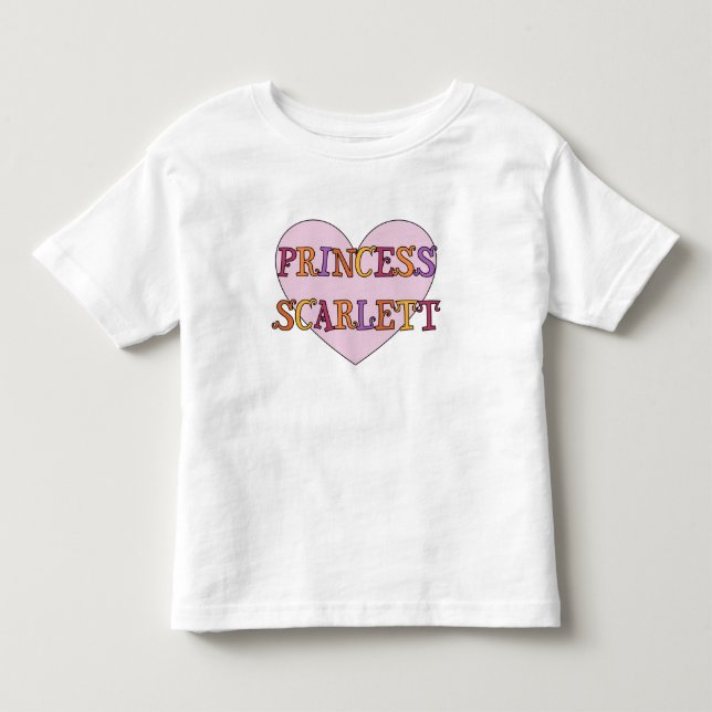 Princess Scarlett Toddler T Shirt (Front)
