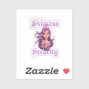  Princess Security: Keep Your Little Royalty Safe  Sticker