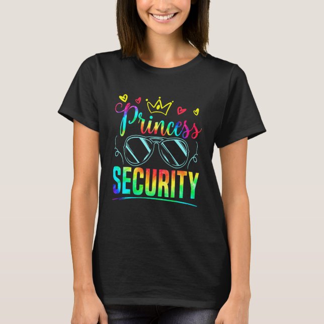 Princess Security Princess Protection Father Broth T-Shirt (Front)