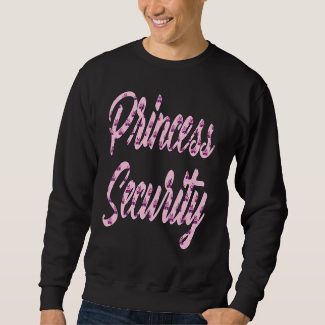 Princess Security Team Big Brother Announcement Fl Sweatshirt (Front)