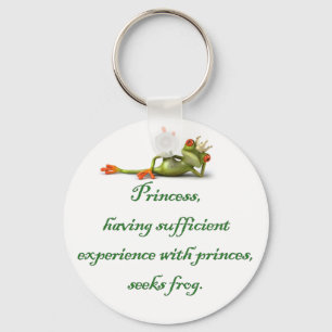 Princess Seeks Frog Keychain