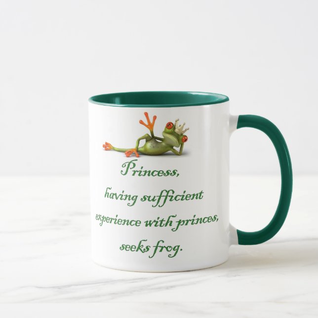 Princess Seeks Frog Mug (Right)