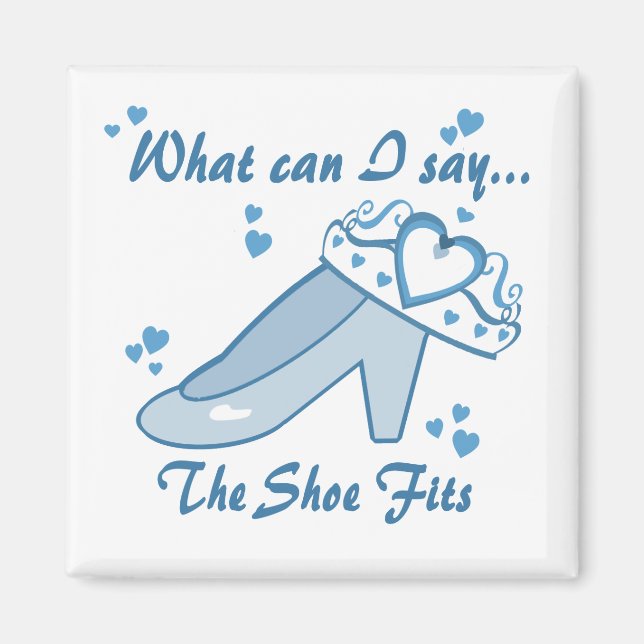 Princess Shoe Fits Magnet (Front)