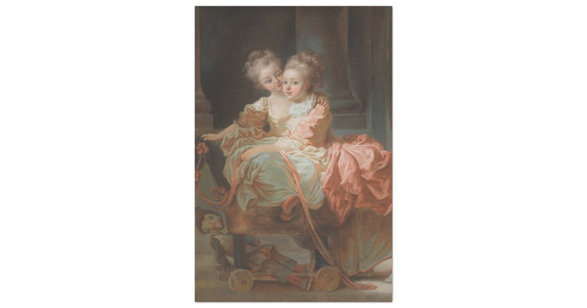 Princess Sisters Decoupage Paper | Zazzle