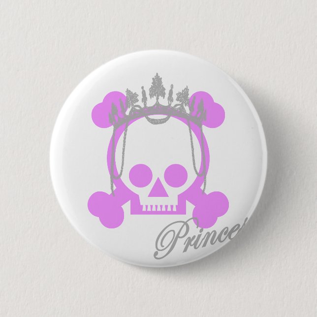 Princess Skull Button (Front)