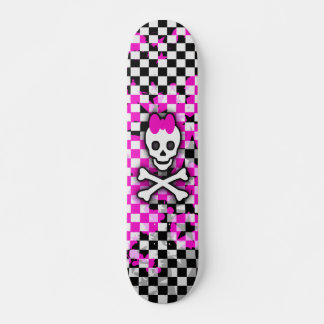 Princess Skull Girls Skateboard Deck