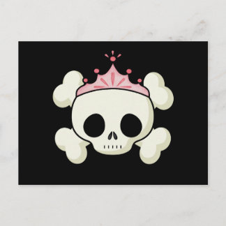 Princess Skull Postcard