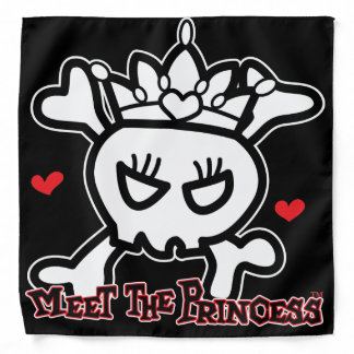 Princess Skull Tiara Bandana