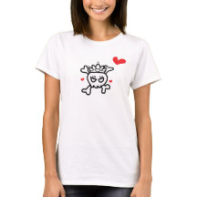 Princess Skull with Hearts