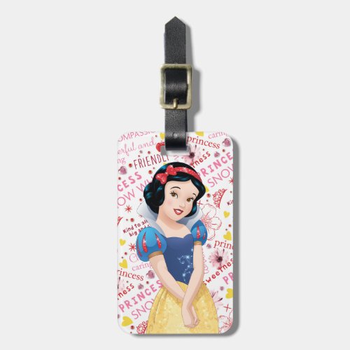 Princess Snow White Luggage Tag