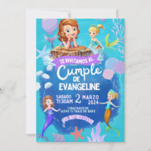 Princess Sofia's birthday invitation.