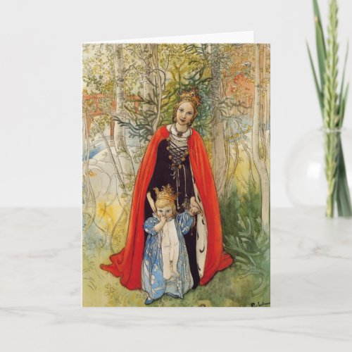 Princess Spring Mother and Daughter Card