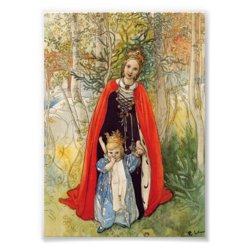 Princess Spring Mother and Daughter Photo Print