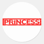 Princess Stamp Classic Round Sticker