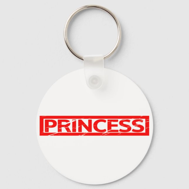 Princess Stamp Keychain (Front)