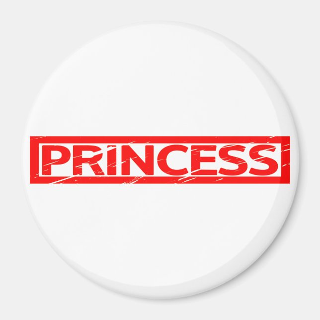 Princess Stamp Magnet (Front)