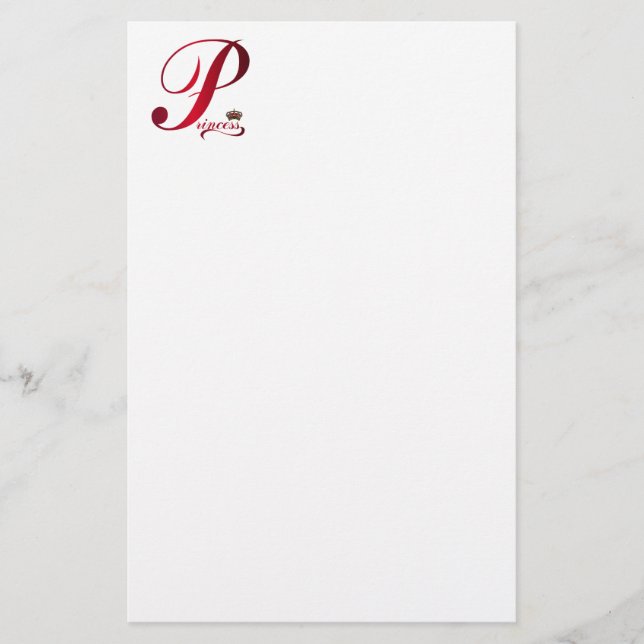 Princess Stationery (Front)