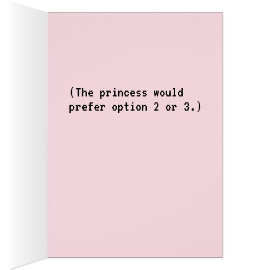 Princess Stole Your Heart - Nerdy Joke Video Game (Inside (Right))