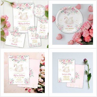 Princess Swan Baby Shower