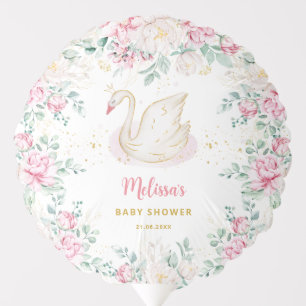 Princess Swan Baby Shower Balloon