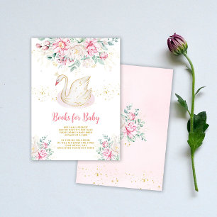 Princess Swan Books for Baby Enclosure Card