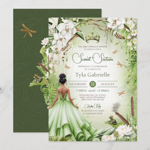 Princess Sweet 16 Frog Prince Birthday