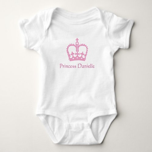 Princess T_shirt Baby Bodysuit