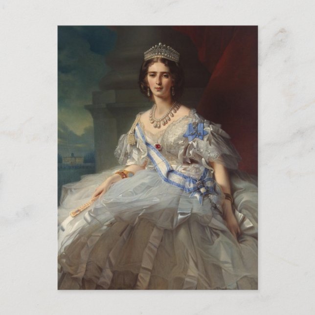 Princess Tatiana Alexandrovna Yusupova, 1858 Postcard (Front)