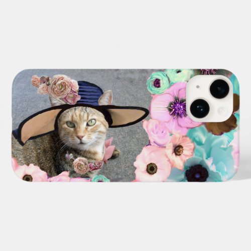 PRINCESS TATUS ELEGANT CATBIG DIVA HAT AND ROSES Case_Mate iPhone 14 CASE