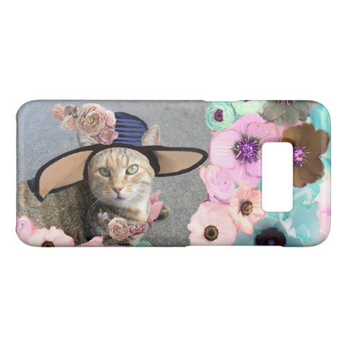 PRINCESS TATUS ELEGANT CATBIG DIVA HAT AND ROSES Case_Mate SAMSUNG GALAXY S8 CASE