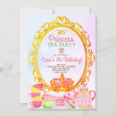 Princess Tea Party Birthday Party Invitation (Front)