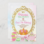 Princess Tea Party Birthday Party Invitation at Zazzle