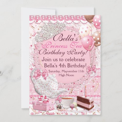 Princess Tea Party Invitation