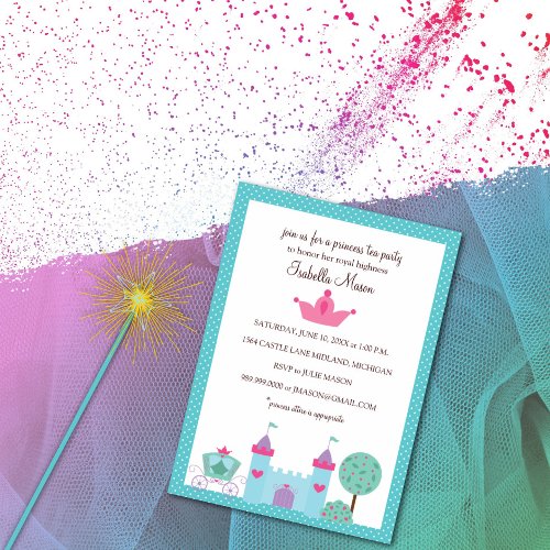 Princess Tea Party Invitations