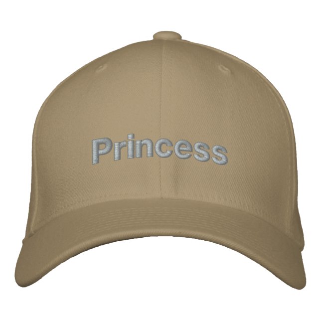Princess Text Girl Angel Flexfit Wool Caps Hats (Front)