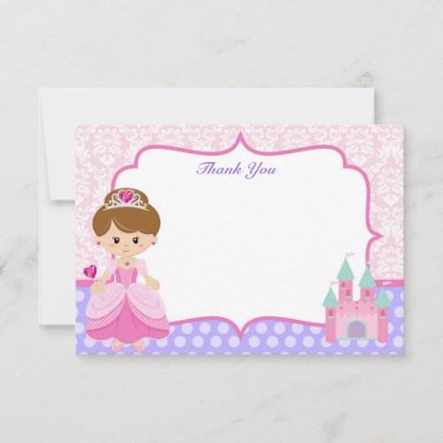 Princess Thank You Cards