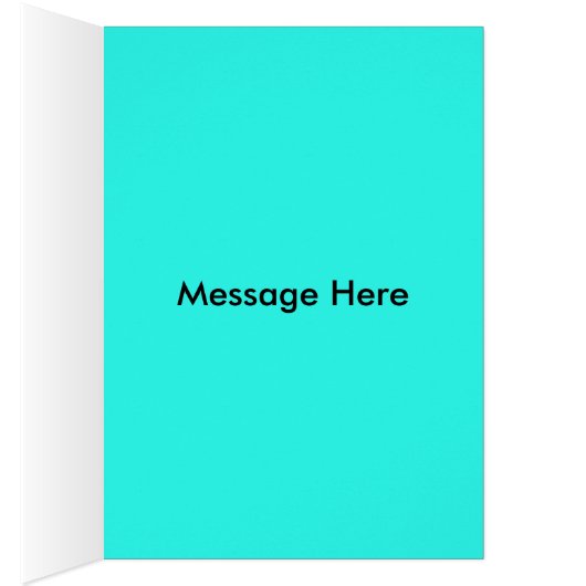 Princess & The Pea Card & Envelope (Inside (Right))