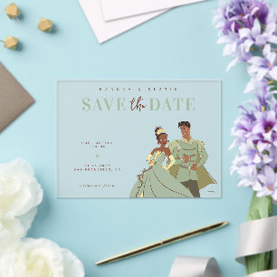 Princess Tiana and Naveen Save the Date