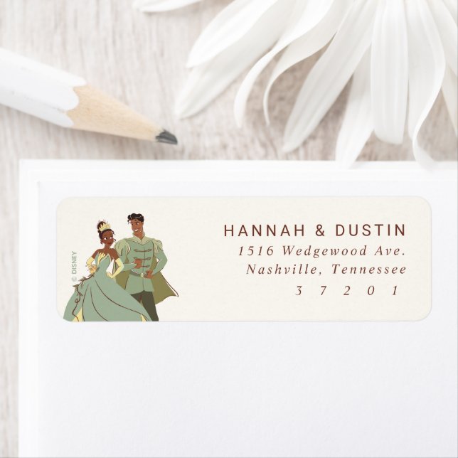 Princess Tiana and Naveen Wedding  Label (Insitu)