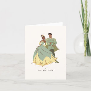 Princess Tiana and Naveen Wedding Letterpress Thank You Card