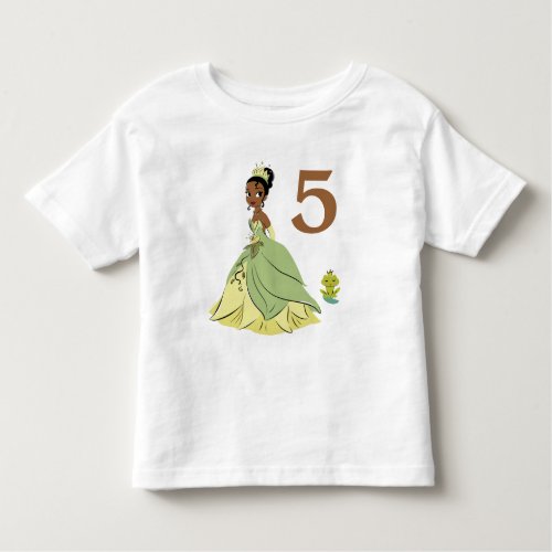 Princess Tiana l Girls Birthday Sleepover Toddler T_shirt