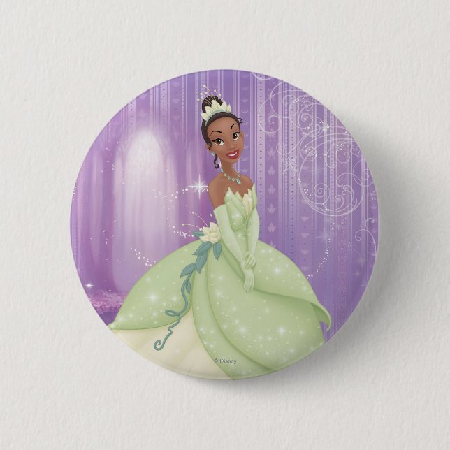 Princess Tiana Pinback Button (Front)