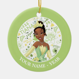 Princess Tiana   Tiana Add Your Name Ceramic Ornament