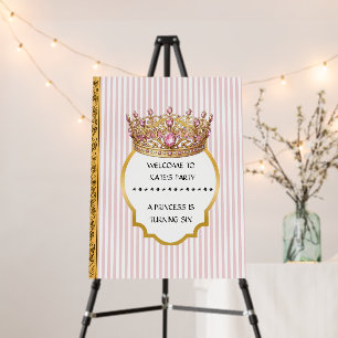 Princess Tiara Birthday sIGN