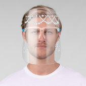 Princess Tiara Girly Bling Face Shield (Insitu)