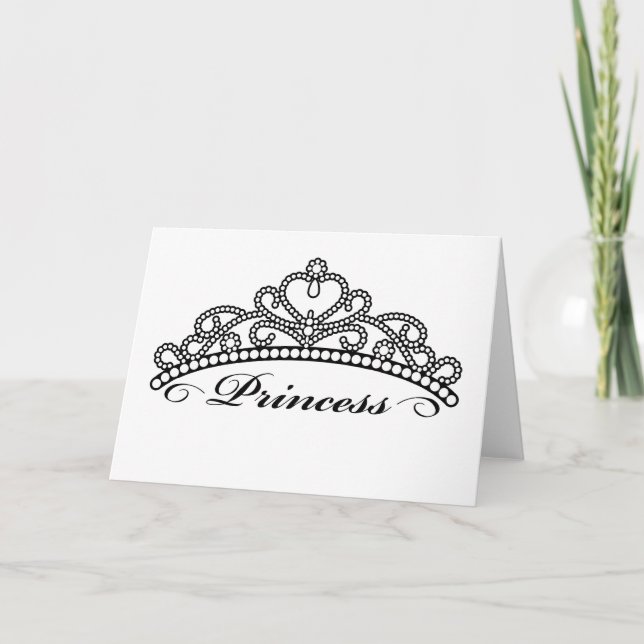 Princess Tiara Greeting Card (Front)