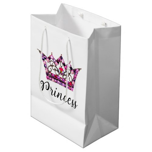 Princess Tiara Medium Gift Bag