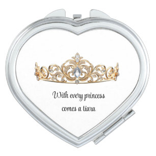 Princess Tiara Mirror Compact