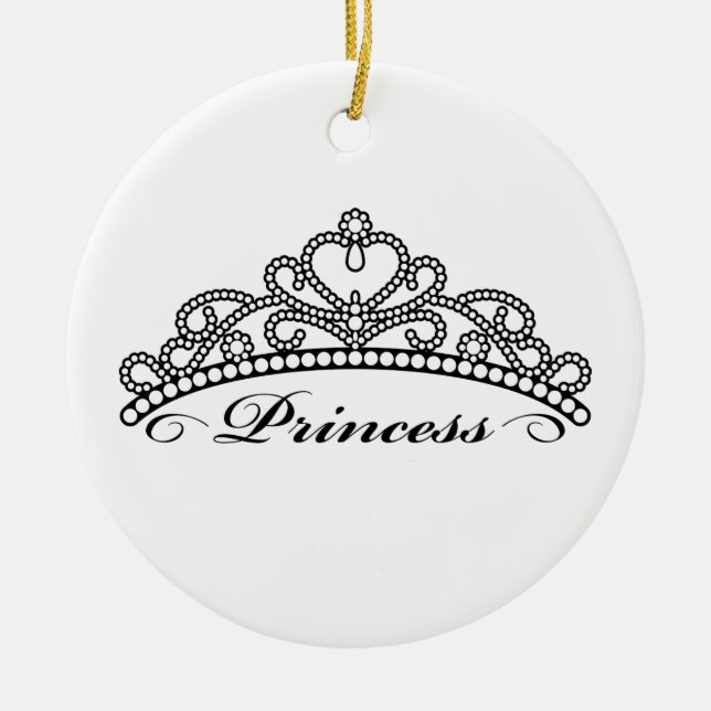 Princess Tiara Ornament (Front)