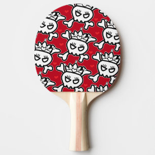 Princess Tiara Skull&Cross Bones Flip Flops Ping Pong Paddle